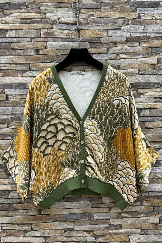 Blouses Femme Tan ELLE STYLE TYR_D5153_TOUS_GILETTA Efashion Paris