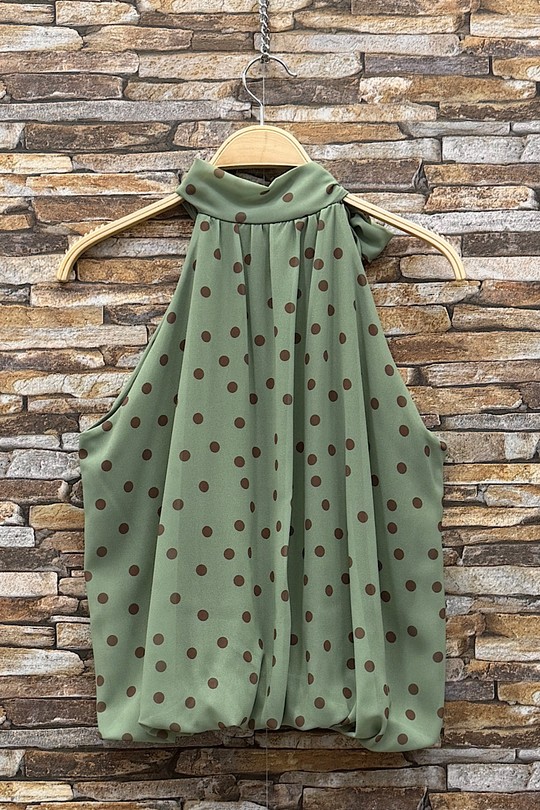 Tops Femme Pois ELLE STYLE GL_0795_POIS_ANAIS_526_MANNEQUIN Efashion Paris