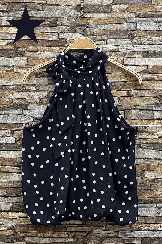 Tops Femme Pois ELLE STYLE GL_0795_POIS_ANAIS_526_MANNEQUIN Efashion Paris