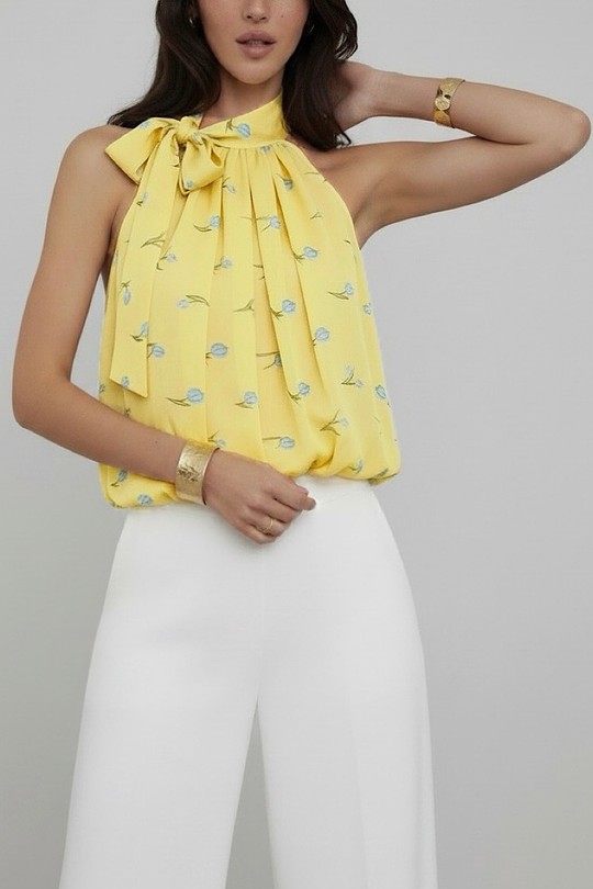 Tops Femme Pois ELLE STYLE GL_0795_POIS_ANAIS_526_MANNEQUIN Efashion Paris