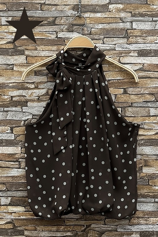 Tops Femme Pois ELLE STYLE GL_0795_POIS_ANAIS_526_MANNEQUIN Efashion Paris