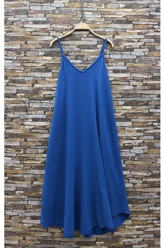 Robes longues Femme Bleu royal ELLE STYLE YY_88534_526_ISABELLA Efashion Paris