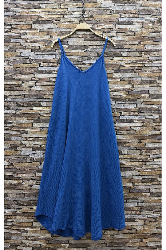 Robes longues Femme Bleu royal ELLE STYLE YY_88534_526_ISABELLA Efashion Paris