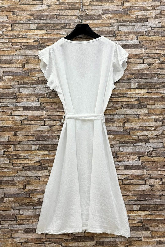 Robes courtes Femme Blanc ELLE STYLE LD_130_ALIYA_526 Efashion Paris