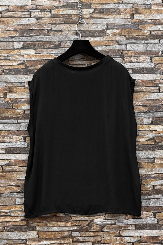 Tops Femme Noir ELLE STYLE TYR_D82023_MEILLY_526 Efashion Paris