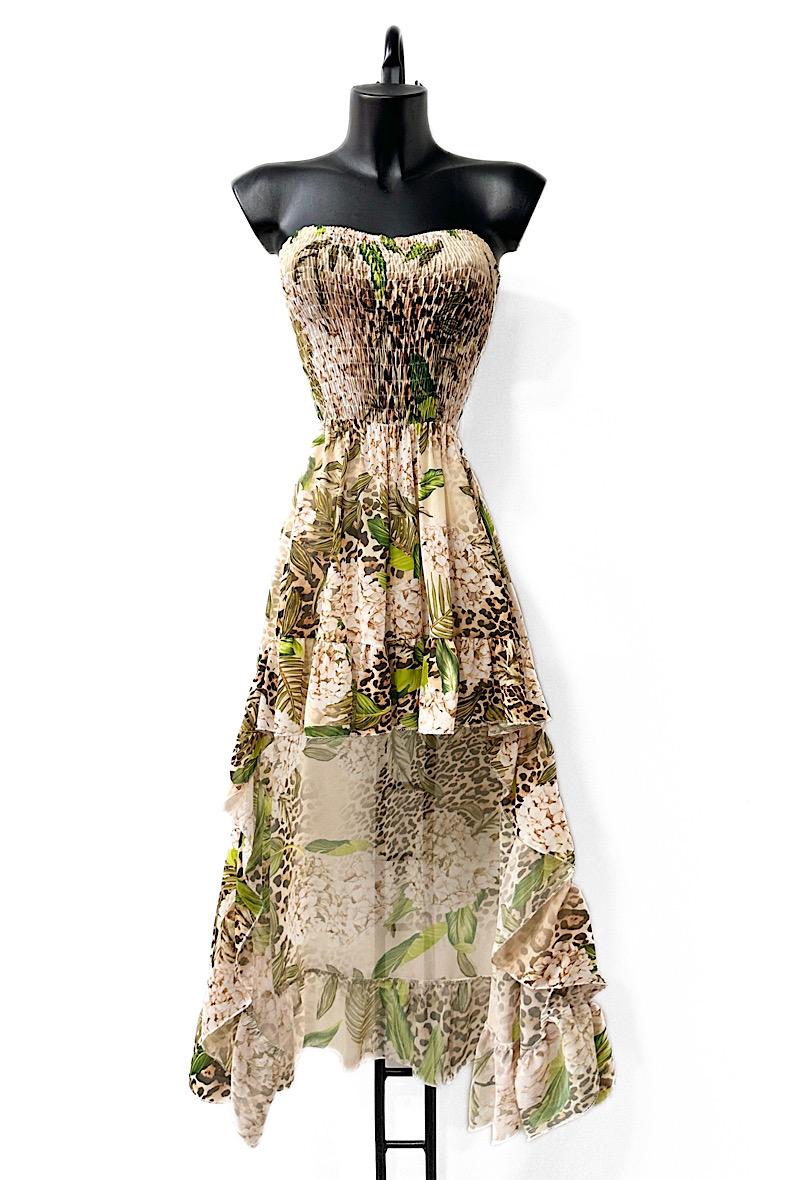 Robes longues Femme Framboise/orange ELLE STYLE GL_9910_ALL2024_MADY #c Efashion Paris