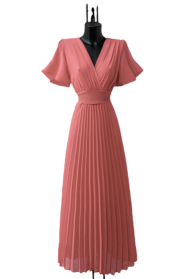 Abiti maxi Donna Khaki ELLE STYLE GL_0429_LORIANA_425 #c Efashion Paris