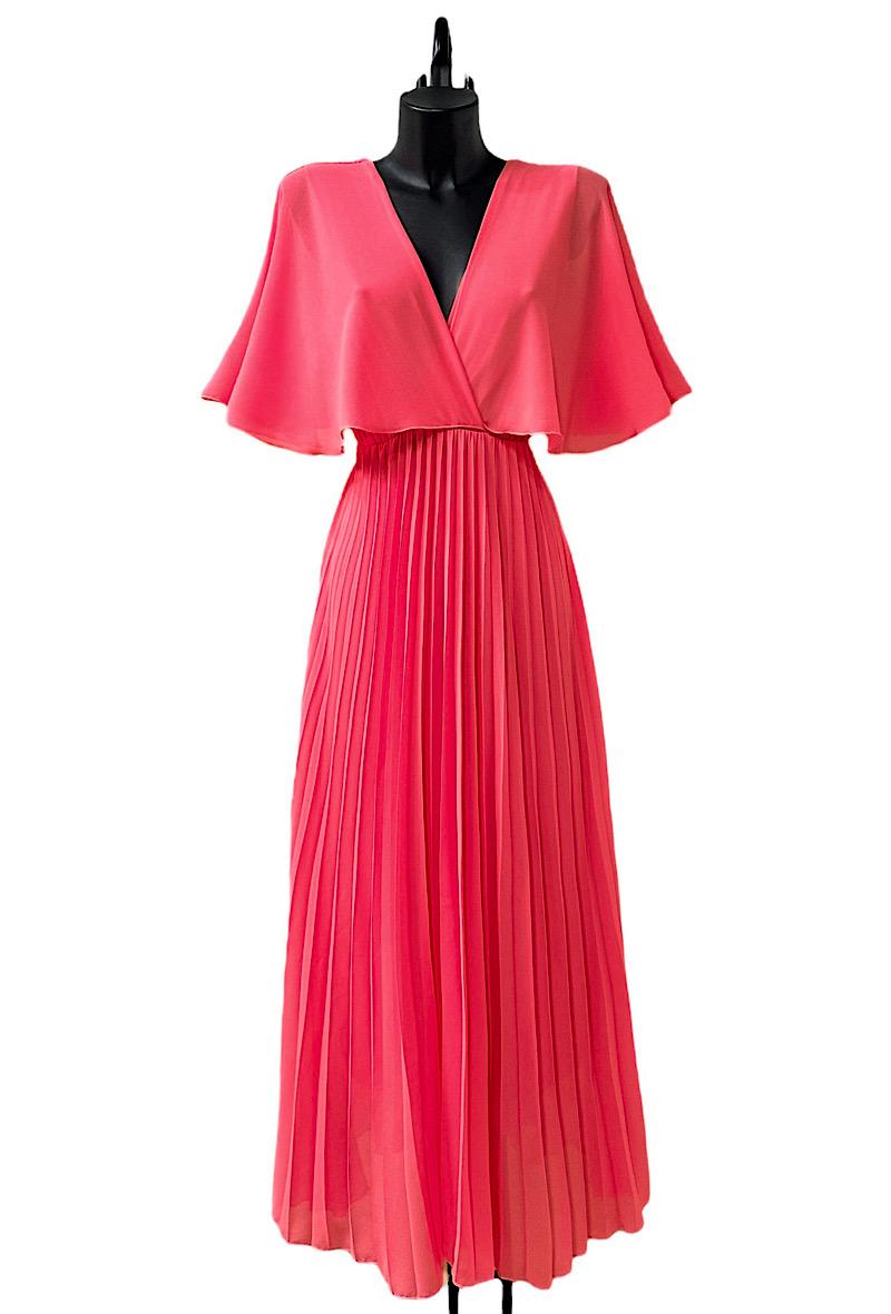 Robes longues Femme Framboise ELLE STYLE GL_0480_525_CARMEN #c Efashion Paris
