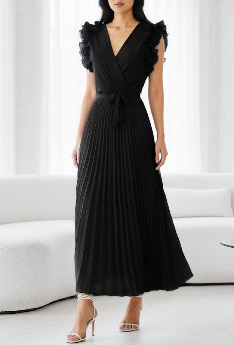 Robes longues Femme Vert foncé ELLE STYLE TH_0728_UNI_VICTORIA #c Efashion Paris