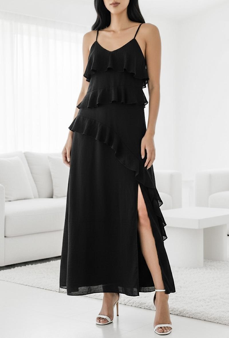 Robes longues Femme Fuschia ELLE STYLE TH_25432_TAYLOR_625. #c Efashion Paris