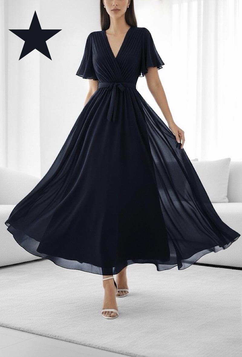 Robes longues Femme Noir ELLE STYLE GL_0826_ELISE_426 #c Efashion Paris