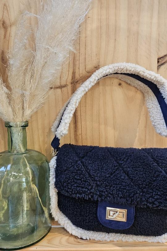 Handbags Bags Blue Mogano P331 Efashion Paris