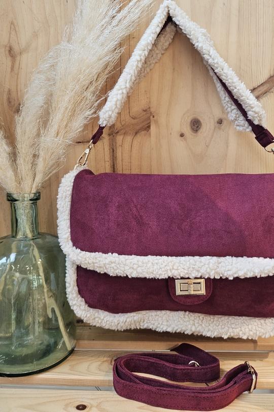 Handbags Bags Burgundy Mogano P332 Efashion Paris