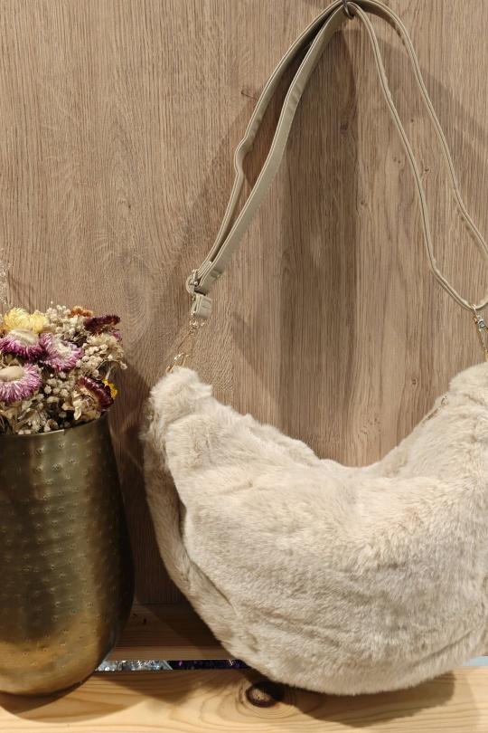 Sacs à bandoulière Maroquinerie Beige Mogano PC303 Efashion Paris