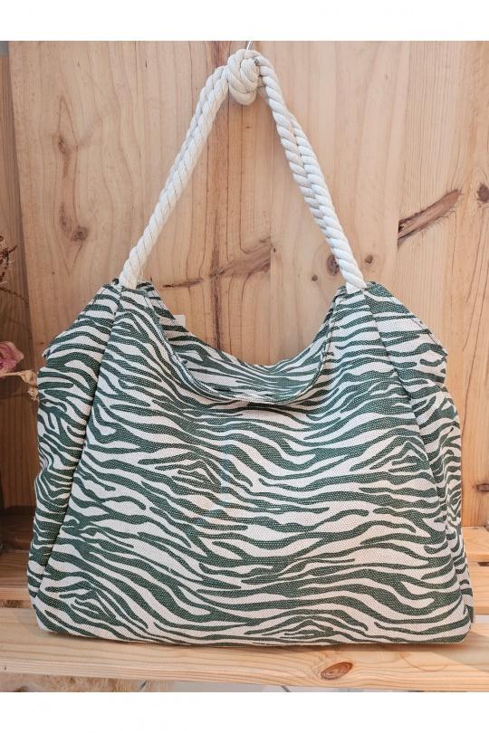 Cabas Maroquinerie Kaki Mogano T201 Efashion Paris