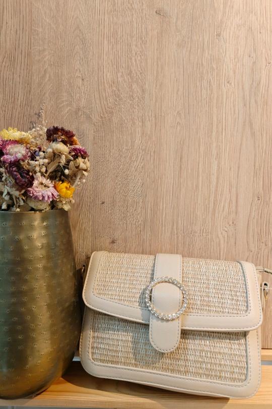 Sacs à bandoulière Maroquinerie Taupe Mogano PC213 Efashion Paris