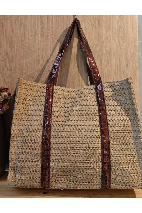 Cabas Maroquinerie Argent Mogano PA2012 Efashion Paris