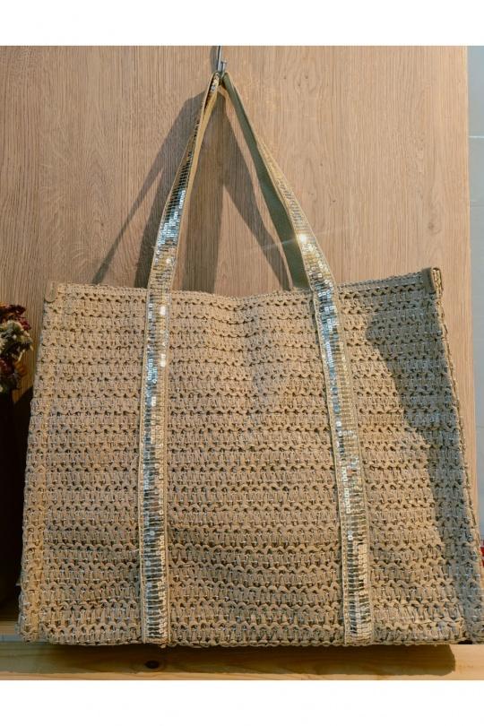 Cabas Maroquinerie Argent Mogano PA2012 Efashion Paris