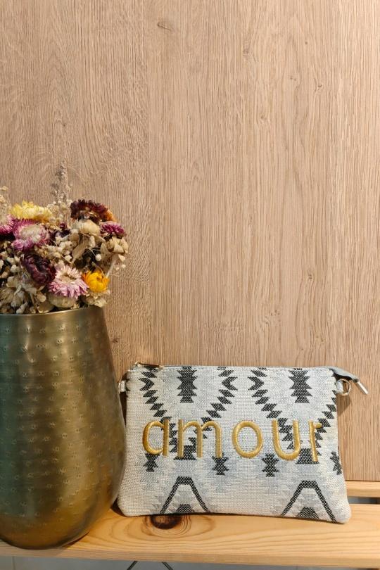 Pochettes Maroquinerie Orange Mogano PC208 Efashion Paris