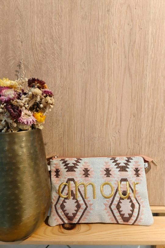 Pochettes Maroquinerie Orange Mogano PC208 Efashion Paris