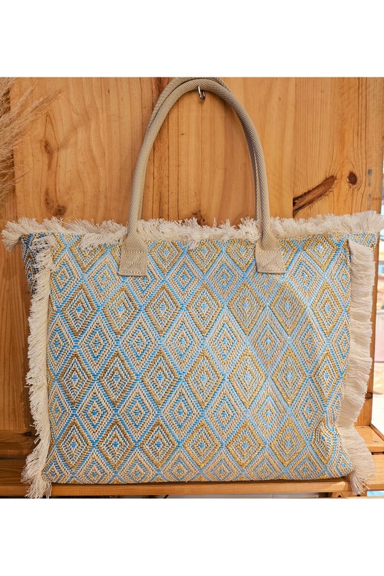 Cabas Maroquinerie Beige Mogano P928 Efashion Paris