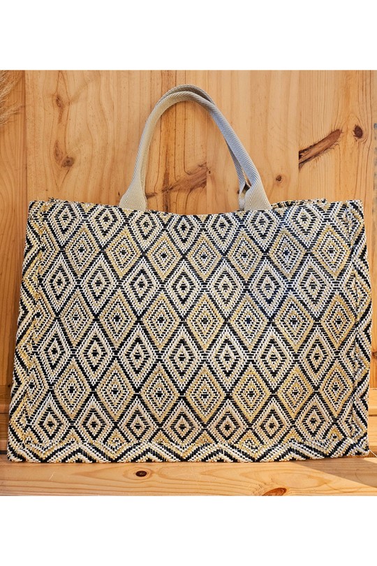 Cabas Maroquinerie Beige Mogano T007C Efashion Paris