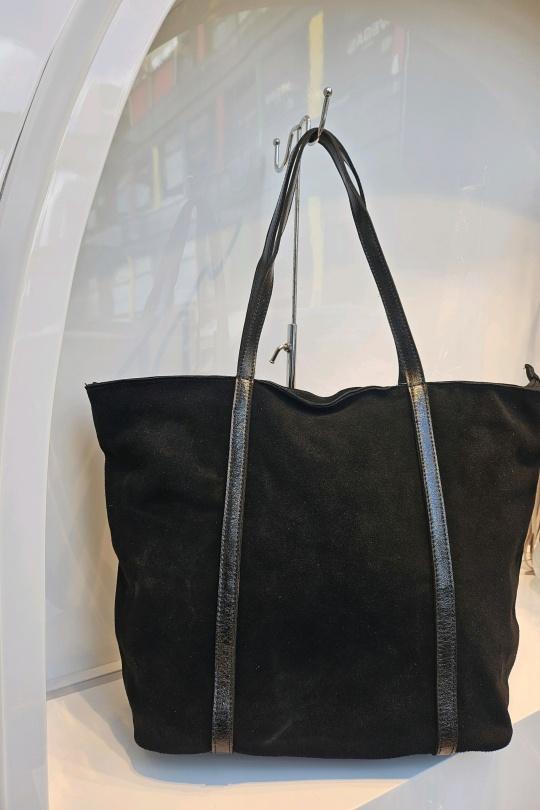 Cabas Maroquinerie Taupe Mogano ES806 Efashion Paris