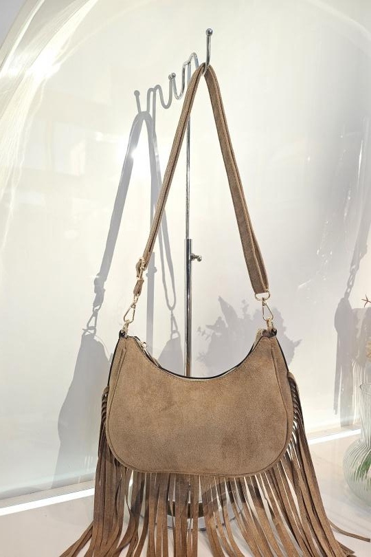 Sacs à bandoulière Maroquinerie Taupe Mogano PC2612 Efashion Paris