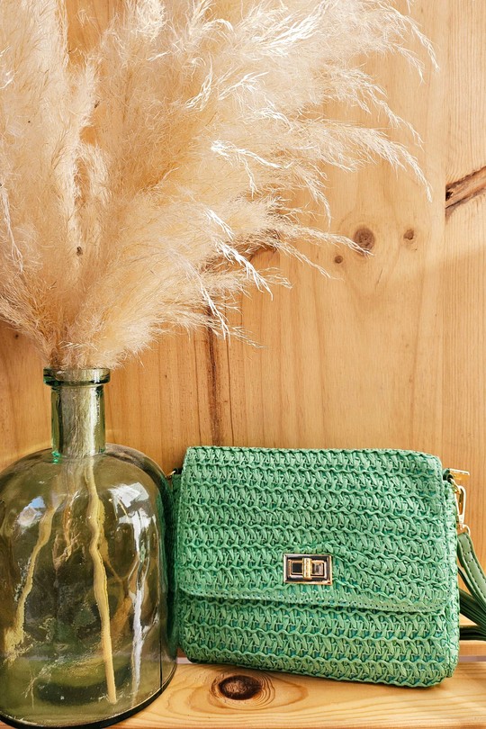 Sacs à bandoulière Maroquinerie Vert Mogano G110 Efashion Paris