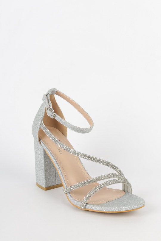Tacones Zapatos Silver VIESTAR VS-821 Efashion Paris