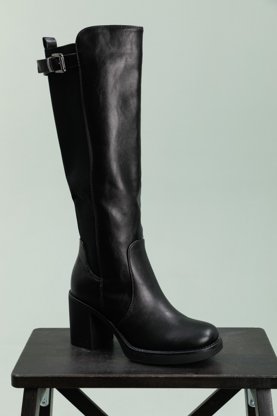 Boots Shoes Black VIESTAR RQ-31 Efashion Paris