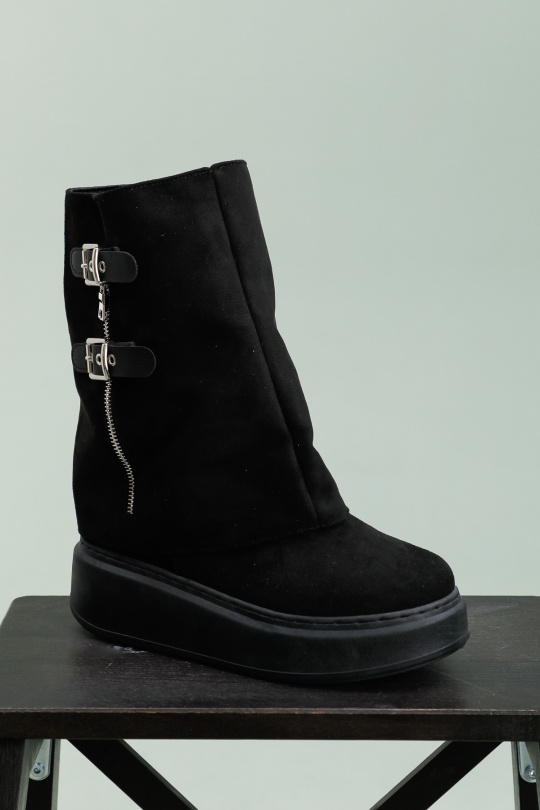 Ankle boots Shoes Black VIESTAR 88-16 Efashion Paris
