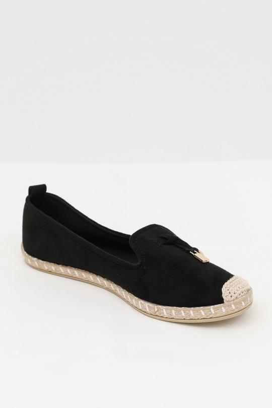Espadrillas Scarpe Black VIESTAR XY629 Efashion Paris