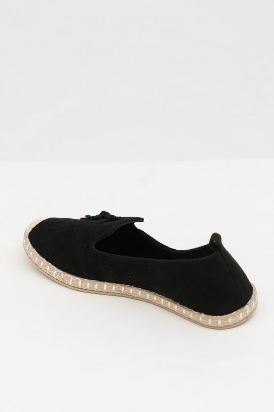 Espadrilles Chaussures Noir VIESTAR XY629 Efashion Paris