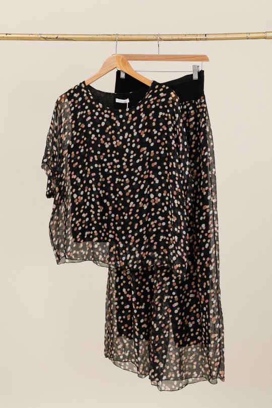 Sets Women Black Polita SET22383A Efashion Paris