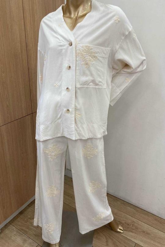 Ensembles Femme Blanc Esther.H R8012 Efashion Paris