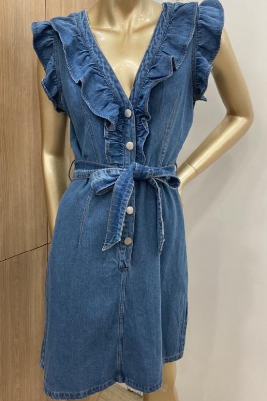 Robes courtes Femme Bleu foncé Esther.H H8125 Efashion Paris