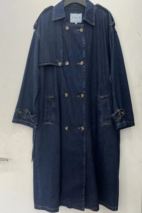 Vestes Femme Bleu clair Esther.H H8129GRANDETAILLE Efashion Paris