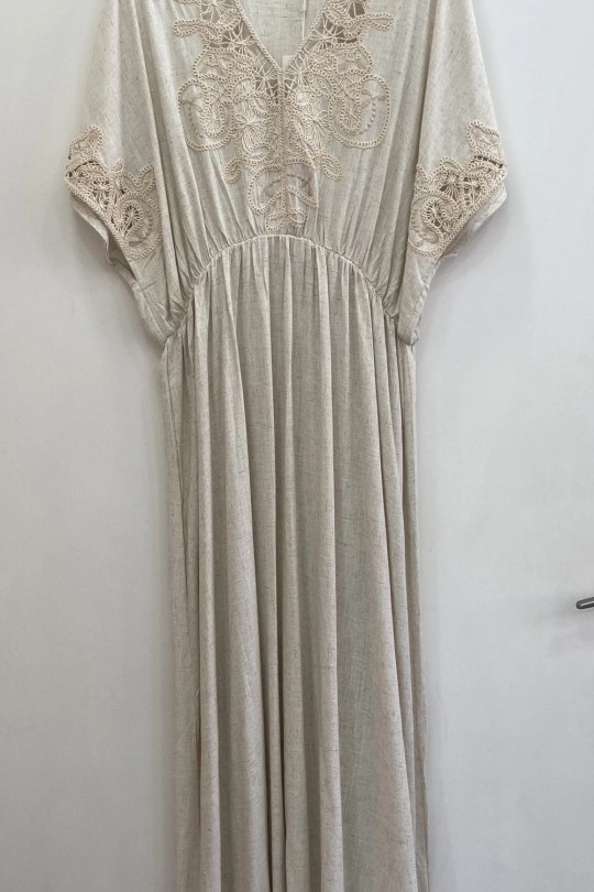 Robes longues Femme Beige Esther.H L681 Efashion Paris