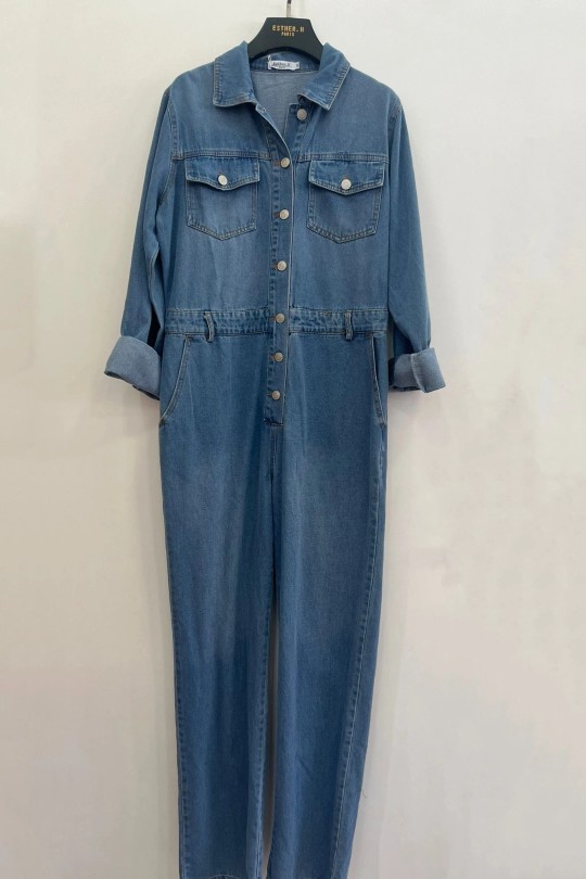 Combinaisons Femme Bleu Esther.H H8123 Efashion Paris