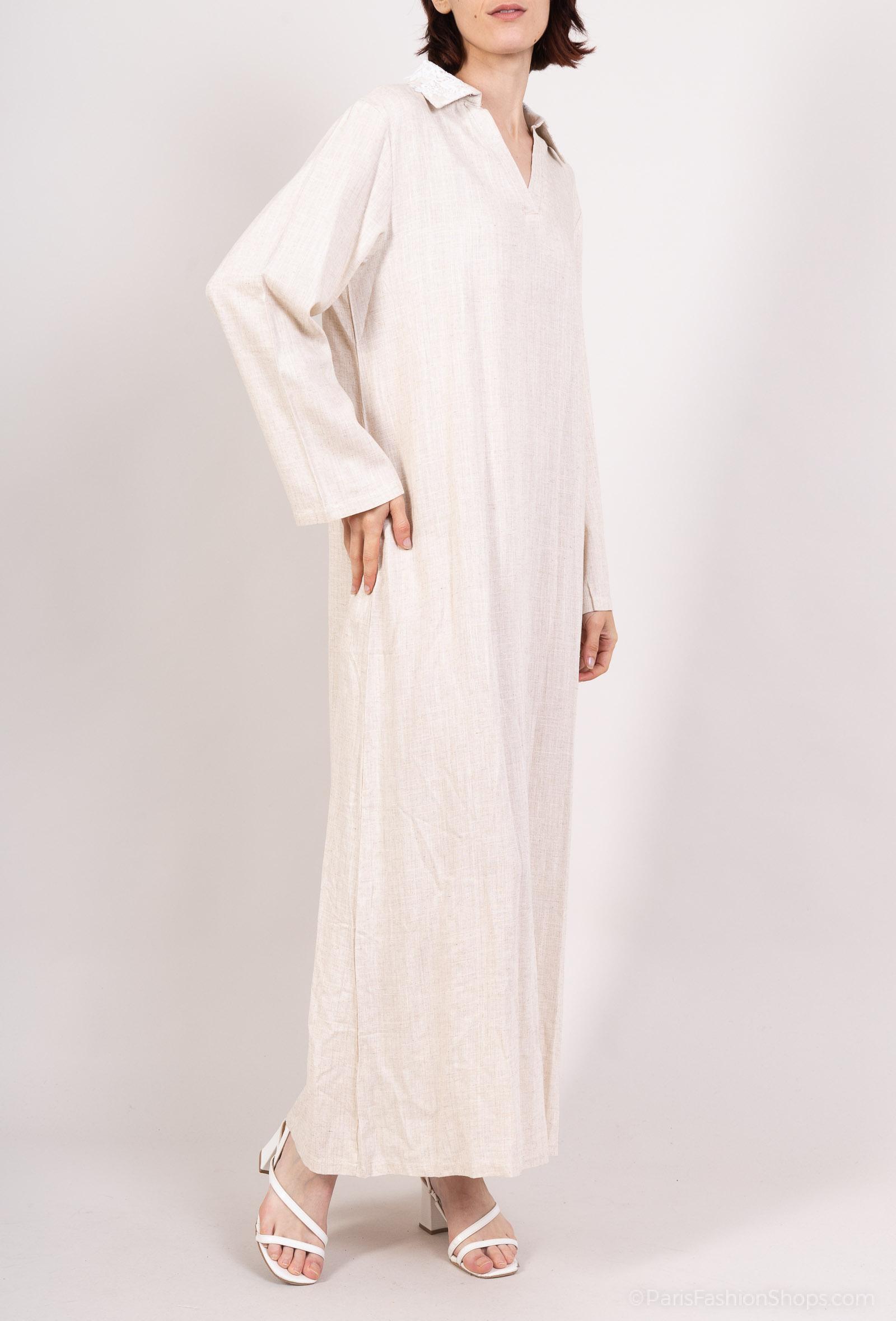 Maxi dresses Women Beige Esther.H R8023 #c Efashion Paris
