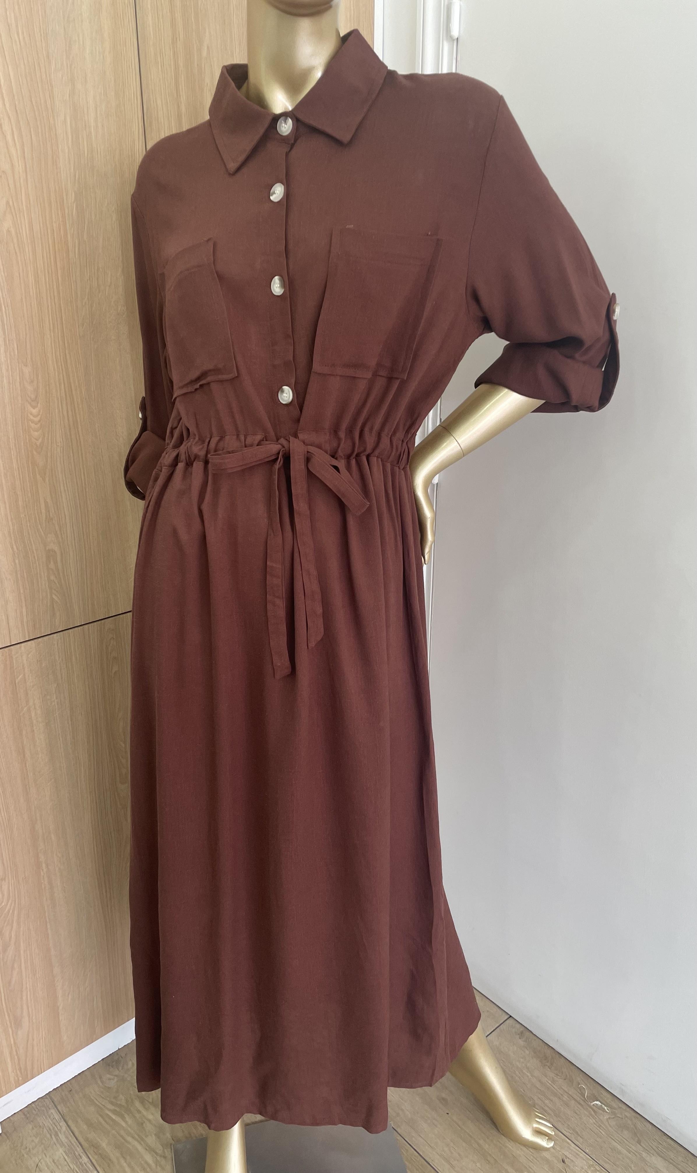 Maxi dresses Women Brown Esther.H R8033 #c Efashion Paris