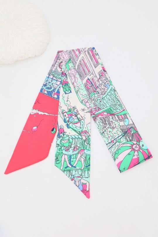 Foulards Accessoires Magenta J'AIME GEMME SCRF1 Efashion Paris