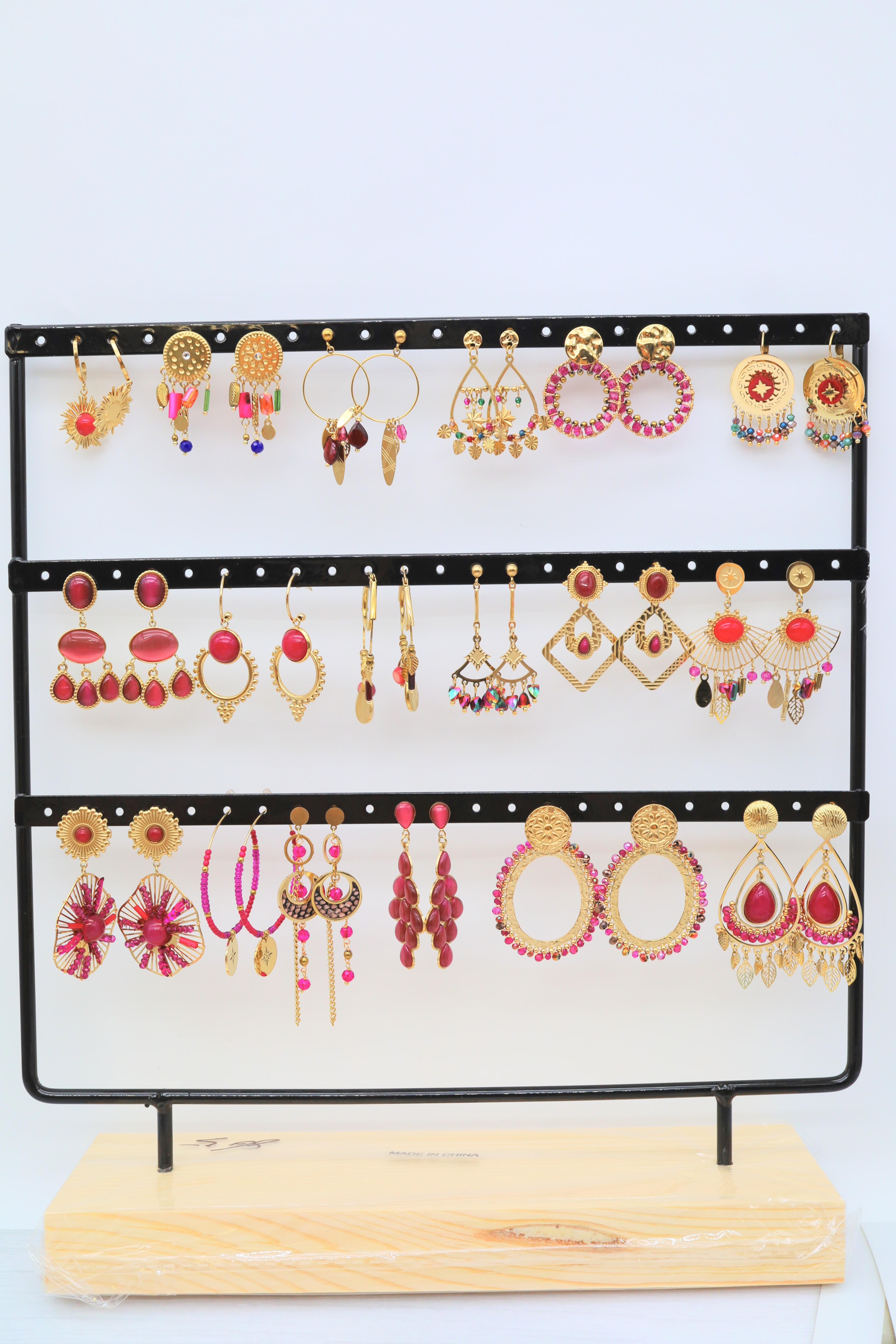 Sets Accessories FUCHSIA J'AIME GEMME PRES-15 #c Efashion Paris