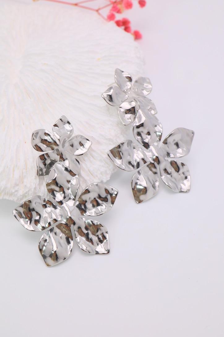 Earings Accessories Silver J'AIME GEMME V14B #c Efashion Paris