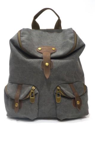Sac à dos Maroquinerie Gris ZEDE  33382 Efashion Paris