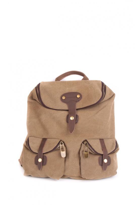 Sac à dos Maroquinerie Kaki ZEDE  33382 Efashion Paris