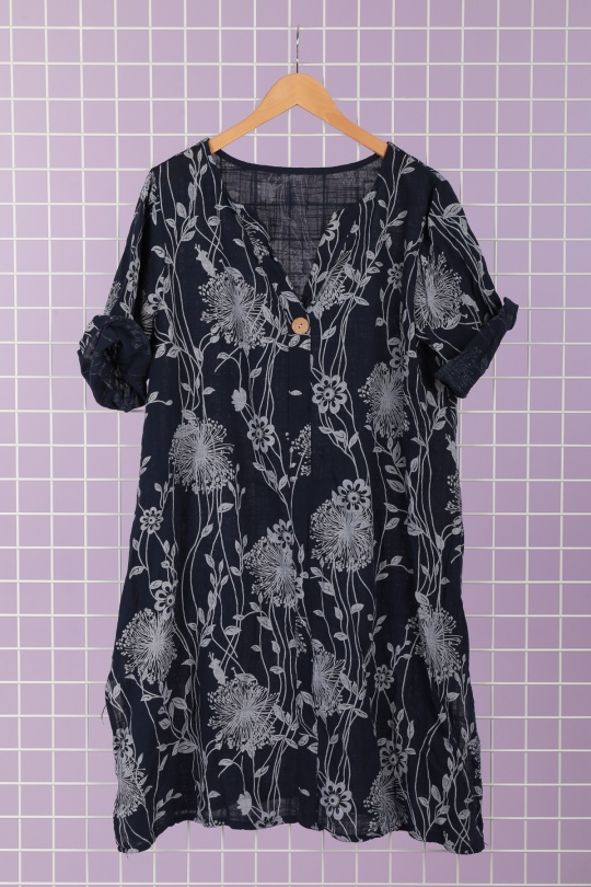 Abiti al polpaccio Donna Marine blue CBELLE TU6 Efashion Paris