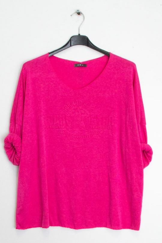 Pulls Femme Fuschia CBELLE PU201 Efashion Paris