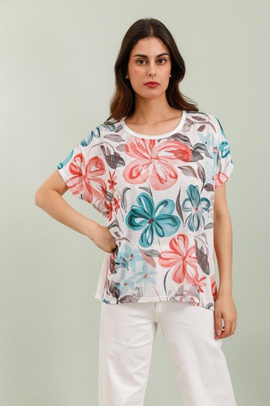 T-shirts Femme Corail CBELLE H625 Efashion Paris
